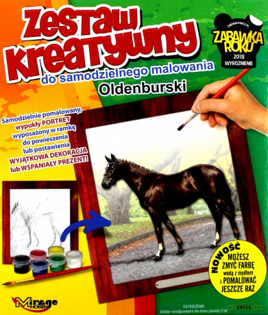 Zestaw Kreatywny do malowania - Koń Oldenburski
