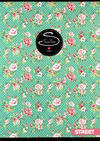 Zeszyt A5/54K linia Flowers (10 szt)