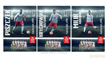 Zeszyt A5/60K kratka PZPN+Metallic (10 szt)