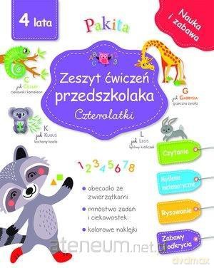 Zeszyt ćwiczeń przedszkolaka. Czterolatki [KSIĄŻKA]