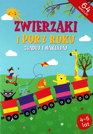 Zgaduj i naklejaj - Zwierzaki i Pory roku 4-5 lat [KSIĄŻKA]