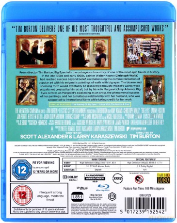 Big Eyes (Wielkie oczy) [Blu-Ray]
