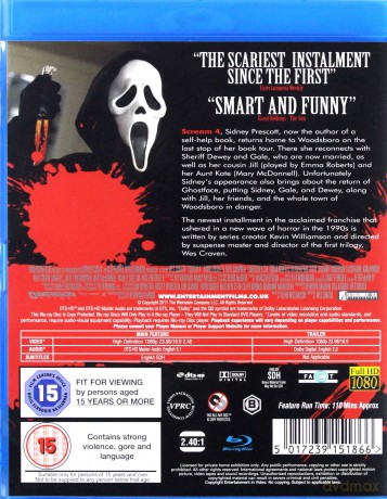 Scream 4 (Krzyk 4) [Blu-Ray]