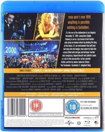 Strange Days [Blu-Ray]