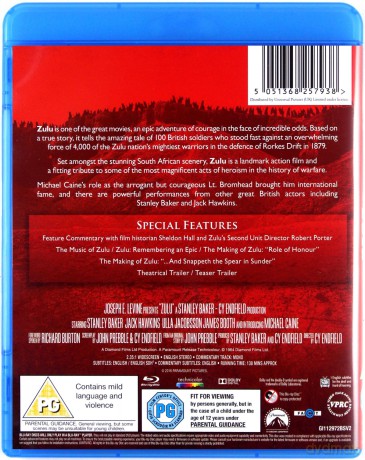 Zulu (50th Anniversary) [Blu-Ray]