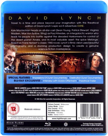 Dune (Diuna) [Blu-Ray]