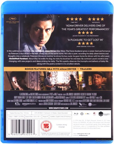 Paterson [Blu-Ray]