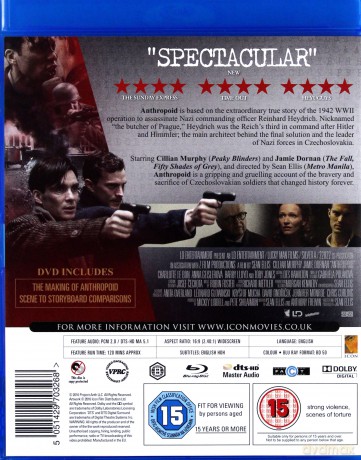 Anthropoid (Operacja Anthropoid) [Blu-Ray]