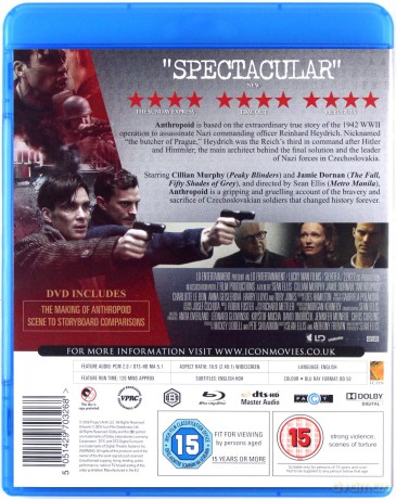 Anthropoid (Operacja Anthropoid) [Blu-Ray]