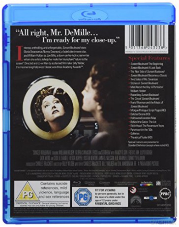 Sunset Boulevard (Bulwar Zachodzącego Słońca) [Blu-Ray]
