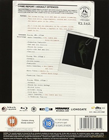 Scream 1-3 (Krzyk 1-3) (Krzyk 1-3) [BOX] (Krzyk 1-3) [3xBlu-Ray]