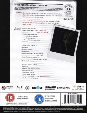 Scream 1-3 (Krzyk 1-3) (Krzyk 1-3) [BOX] (Krzyk 1-3) [3xBlu-Ray]