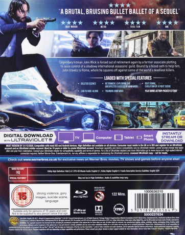 John Wick Chapter 2 [Blu-Ray]