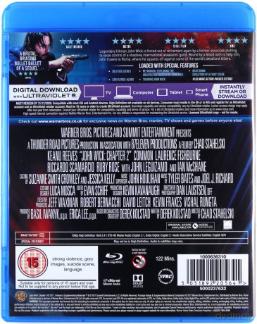 John Wick Chapter 2 [Blu-Ray]
