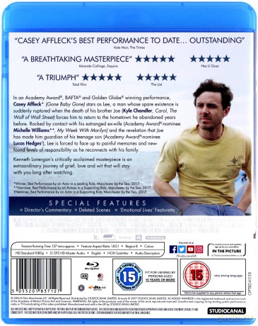 Manchester By The Sea [Blu-Ray]