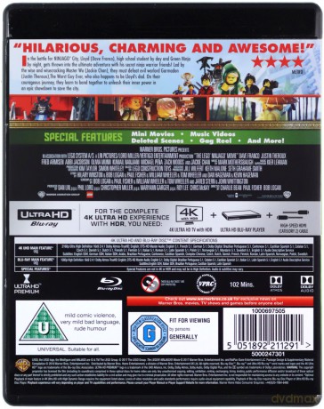 The Lego Ninjago Movie [Blu-Ray 4K]+[Blu-Ray]