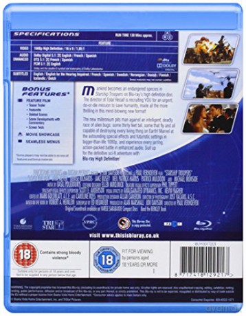 Starship Troopers (Żołnierze kosmosu) [Blu-Ray]