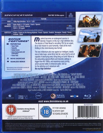 Starship Troopers (Żołnierze kosmosu) [Blu-Ray]