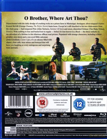 O Brother, Where Art Thou? (Bracie, gdzie jesteś?) [Blu-Ray]