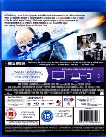 Mechanic - Resurrection (Mechanik: Konfrontacja) [Blu-Ray]