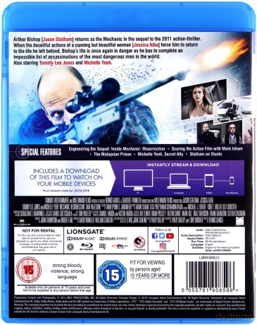 Mechanic - Resurrection (Mechanik: Konfrontacja) [Blu-Ray]
