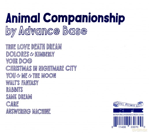 Advance Base: Animal Companionship [CD]