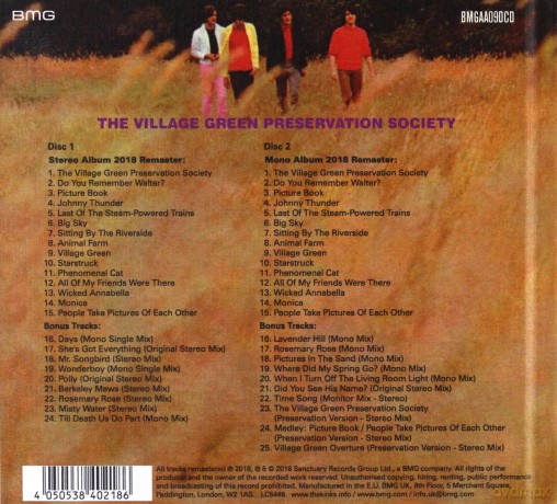 The Kinks: The Kinks Are The Village Green Preservation Society [2CD]