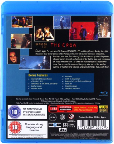 The Crow (Kruk) [Blu-Ray]