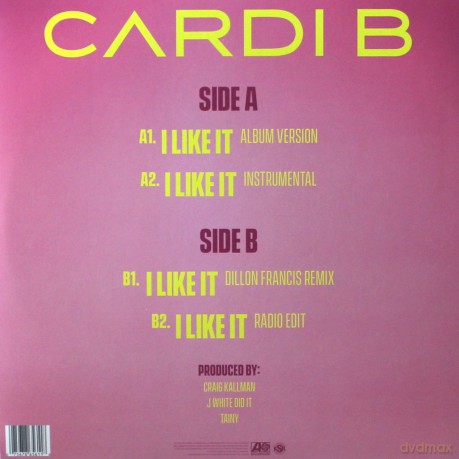 Cardi B, Bad Bunny & J Balvin: I Like It [Winyl]