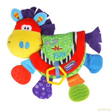 Nuby Flip Flop Teether Book. Książeczka dla ząbkujących dzieci