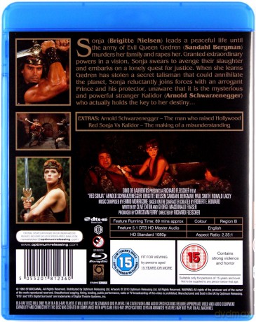 Red Sonja (Czerwona Sonja) [Blu-Ray]