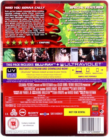 Ghostbusters (Pogromcy duchów) (steelbook) [Blu-Ray]