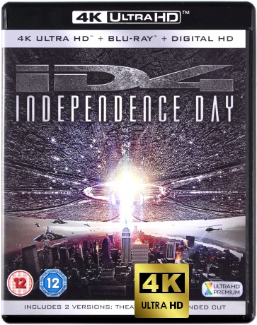 Independence Day: Theatrical And Extended Cut (Dzień Niepodległości) [Blu-Ray 4K]+[2xBlu-Ray]