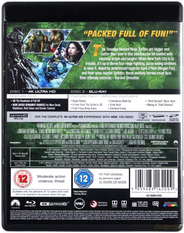 Teenage Mutant Ninja Turtles (Wojownicze Żółwie Ninja) [Blu-Ray 4K]+[Blu-Ray]