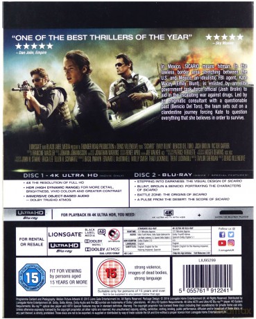 Sicario [Blu-Ray 4K]+[Blu-Ray]