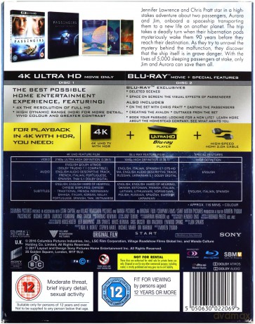 Pasażerowie (Limited) [Blu-Ray 4K]+[Blu-Ray]