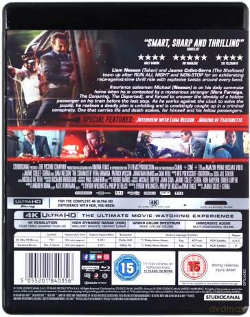 The Commuter (Pasażer) [Blu-Ray 4K]+[Blu-Ray]