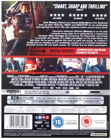 The Commuter (Pasażer) [Blu-Ray 4K]+[Blu-Ray]