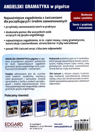 Angielski. Gramatyka w pigułce - Katarzyna Zimnoch [KSIĄŻKA]