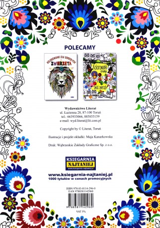 Kolorowanki dla każdego. Motywy regionalne do zabawy i dla relaksu [KSIĄŻKA]