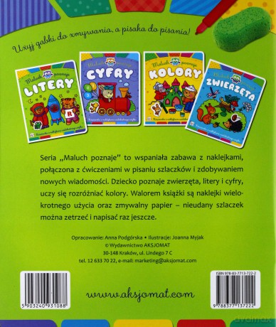 Maluch poznaje litery - Anna Podgórska [KSIĄŻKA]