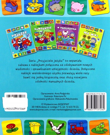 Przyjaciele jeżyka. Pojazdy - Anna Podgórska [KSIĄŻKA]