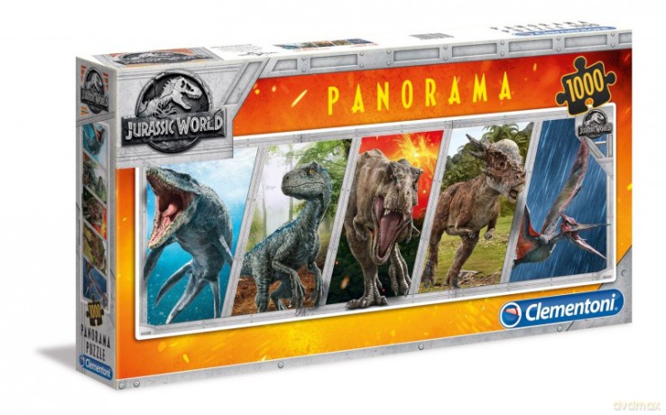 CLEMENTONI 1000 el. Panorama - Jurassic World [PUZZLE]