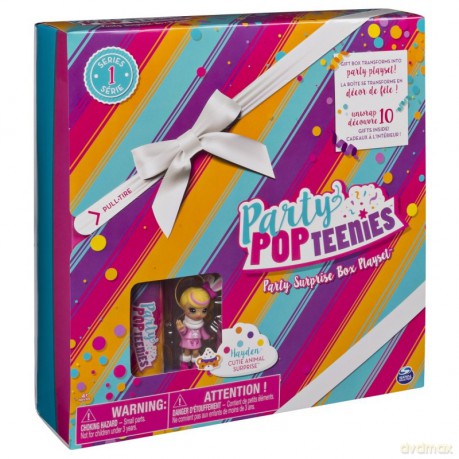 Figurki PARTY POPTEENIES Zestaw przyjęcie niespodzianka, Hayden [FIGURKA]