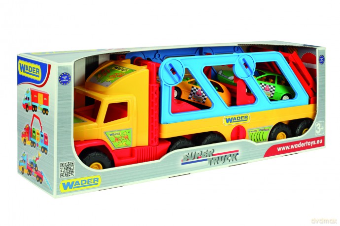 Laweta z autkami 110 cm Super Truck pudełko