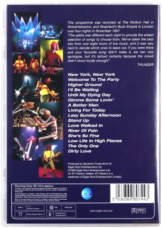 Thunder: Live [DVD]