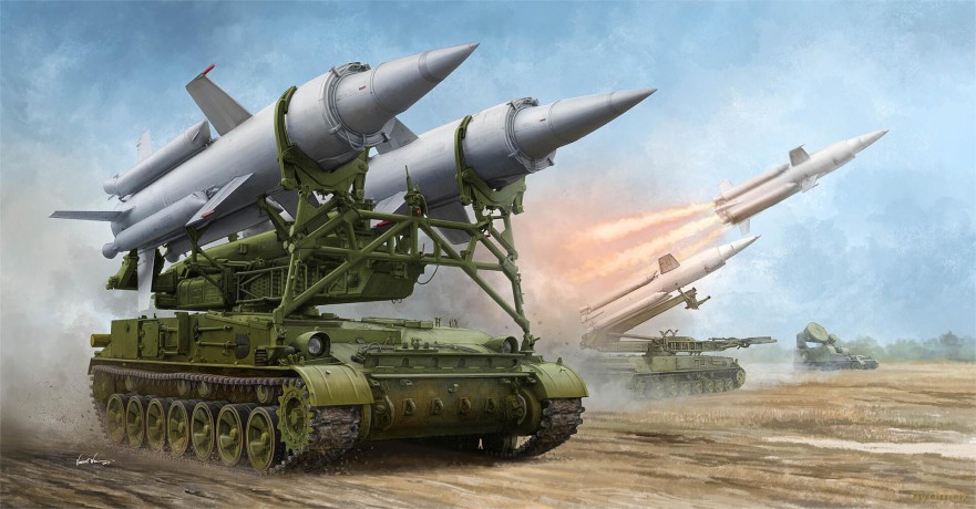 Soviet 2K11A TEL w/9M8M Missile Krug-a (SA-4 Ganef)
