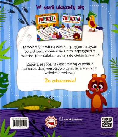 Duży Czyta Mały Nakleja Zwierzątka z Wesołego Przylądka [KSIĄŻKA]