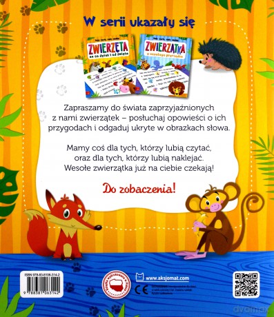 Duży Czyta Mały Nakleja Zwierzęta na Co Dzień i Od Święta [KSIĄŻKA]