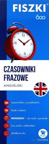 Fiszki Angielski Czasowniki Frazowe 500+ - Patrycja Wojsyk [KSIĄŻKA]